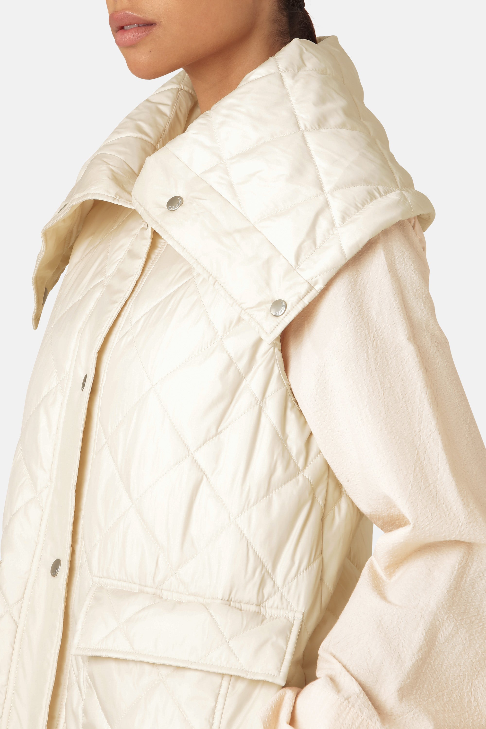 Ilse Jacobsen Hornbæk Outerwear Gepolsterte Weste Vest 102 Whitecap